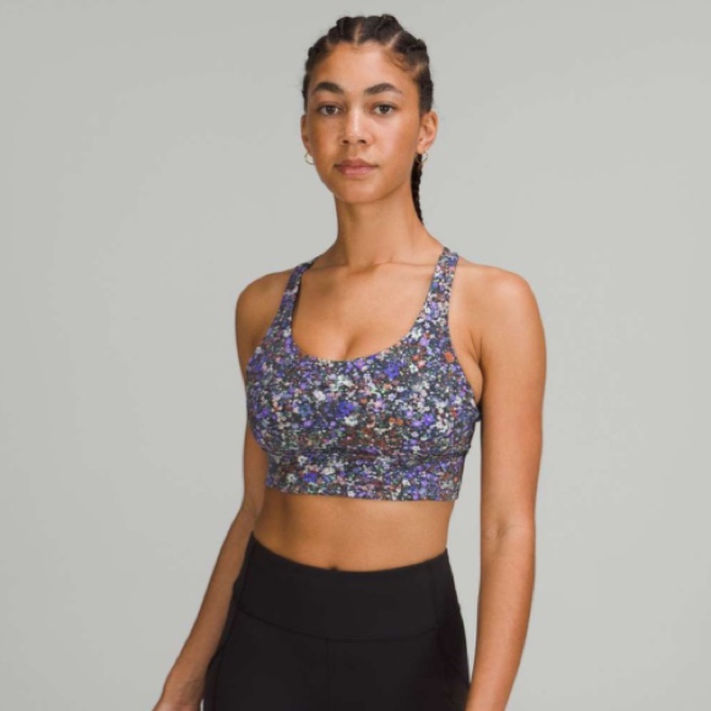 Lululemon Longline Energy Bra Flower Burst Multi 8